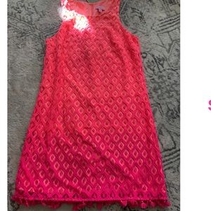 Lilly pulitzer lace dress medium